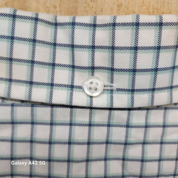 Duluth Trading Co Mens L Plaid Short Sleeve Button Down Casual Shirt - Picture 6 of 6